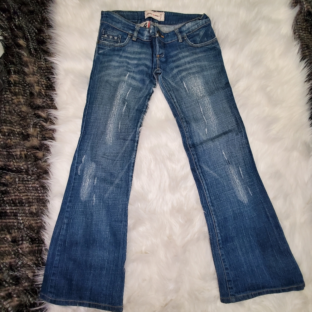 ANTIGO Women's Blue Denim Jeans